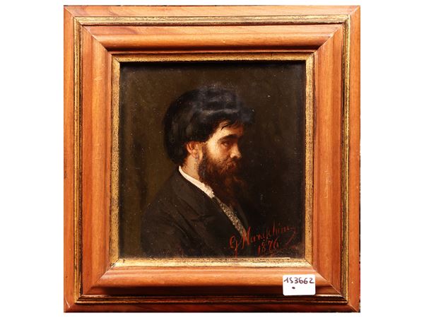 Giuseppe Maraschini - Ritratto maschile 1876