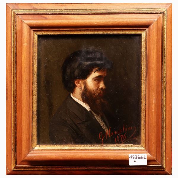 Giuseppe Maraschini - Male portrait 1876