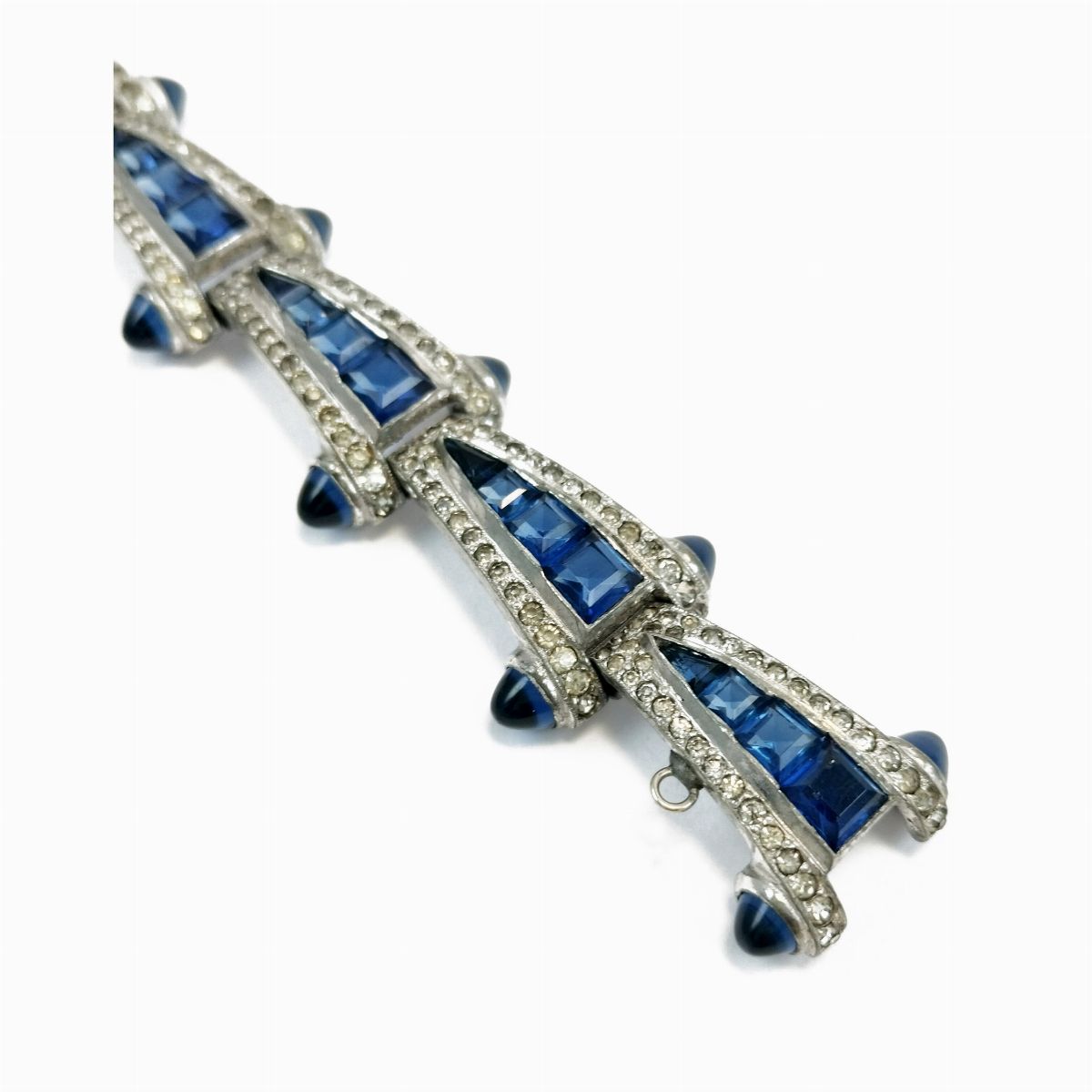 Bracciale in metallo bianco