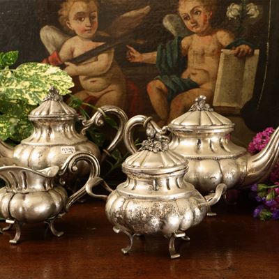 Servizio da Tè e Caffè in Argento