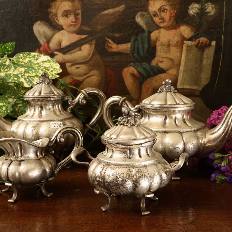 Servizio da Tè e Caffè in Argento