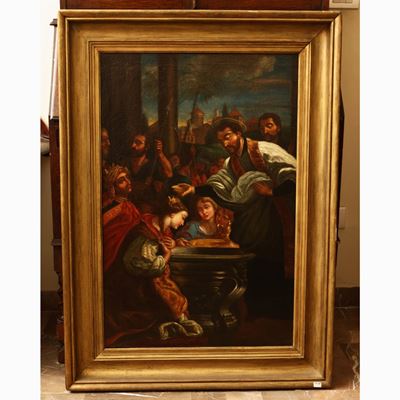 San Francesco Saverio Battezza una Regina Orientale