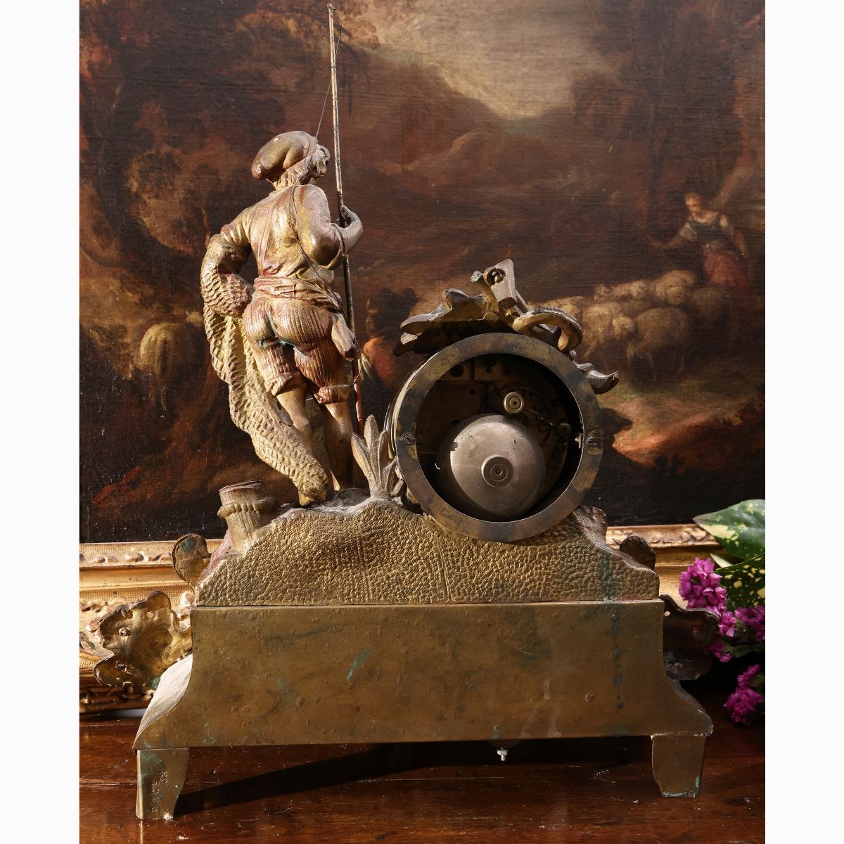 Orologio da Tavolo in Antimonio