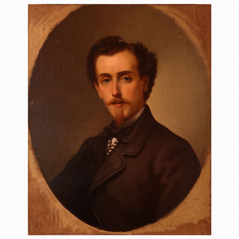 Scuola Italiana del XIX Secolo - Ritratto di Gentiluomo