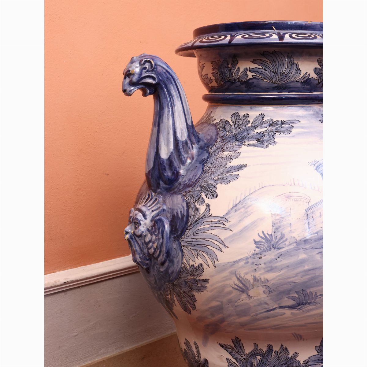 Orcetto in Terracotta Smaltata