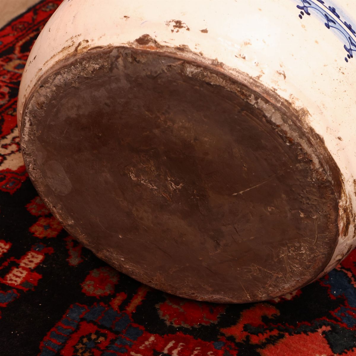 Grande Vaso in Terracotta Smaltata