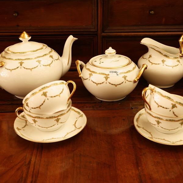 Porcelain tea service, Richard Ginori