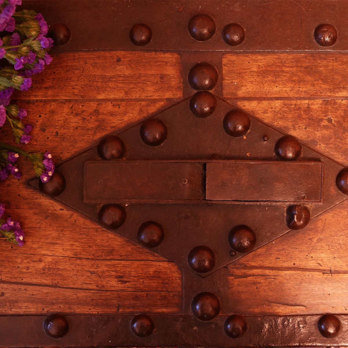 Antico Forziere in Legno Tenero