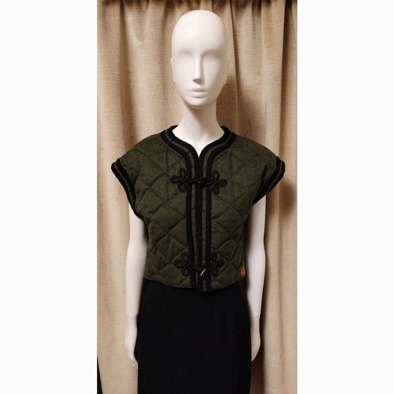 Valentino Active sport, Gilet in lana verde