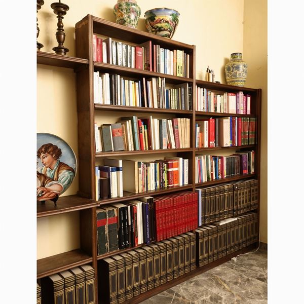 Libreria a giorno in legno tenero  - Asta L'arte di arredare - Maison Bibelot - Casa d'Aste Firenze - Milano