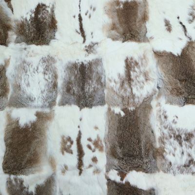 Coperta Matrimoniale in Pelliccia di Lapin