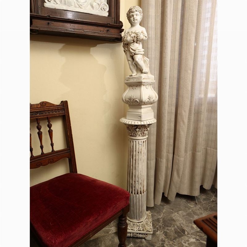 Colonna Decorativa in Ceramica