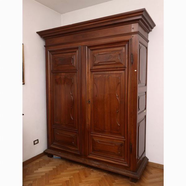 Walnut wardrobe