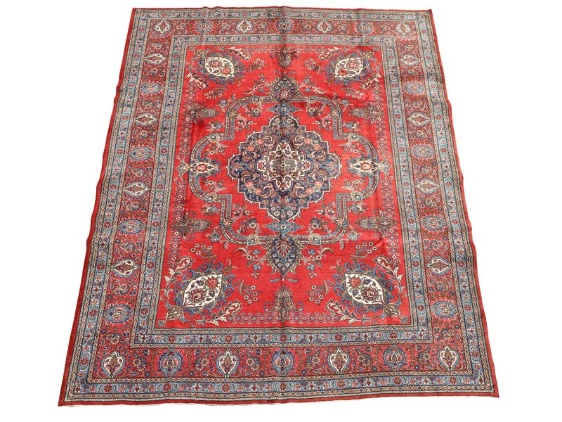 Tappeto Persiano Tabriz di Vecchia Manifattura