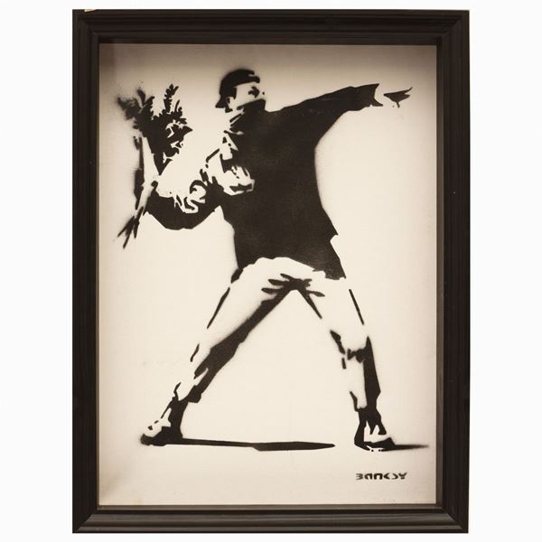 Banksy - Flower Thrower