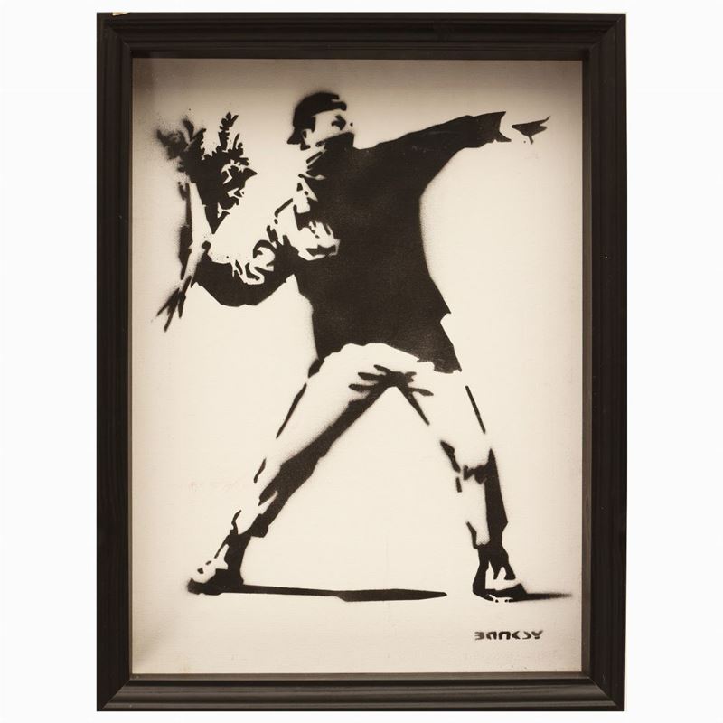 Banksy - Flower Thrower
