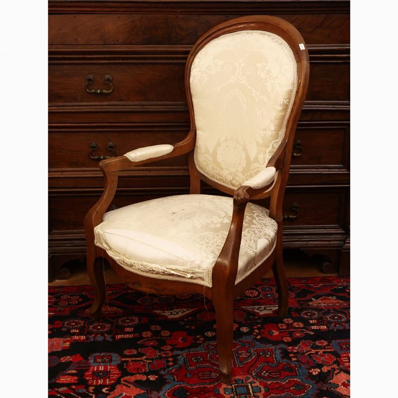 Poltroncina in Noce