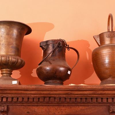 Lotto di Curiosità in Ottone e Rame D'epoca