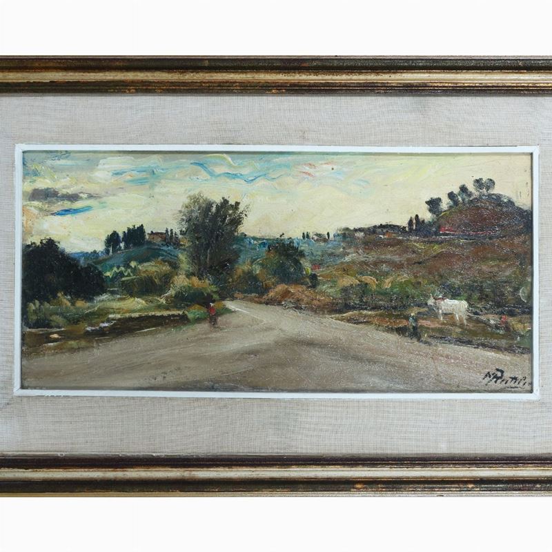 Rutilio Muti - Strada Presso Vicchio 1964