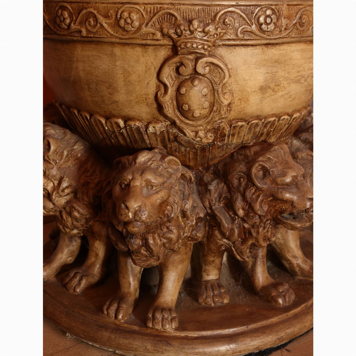 Grande Portavasi in Terracotta, Dini e Cellai, Signa