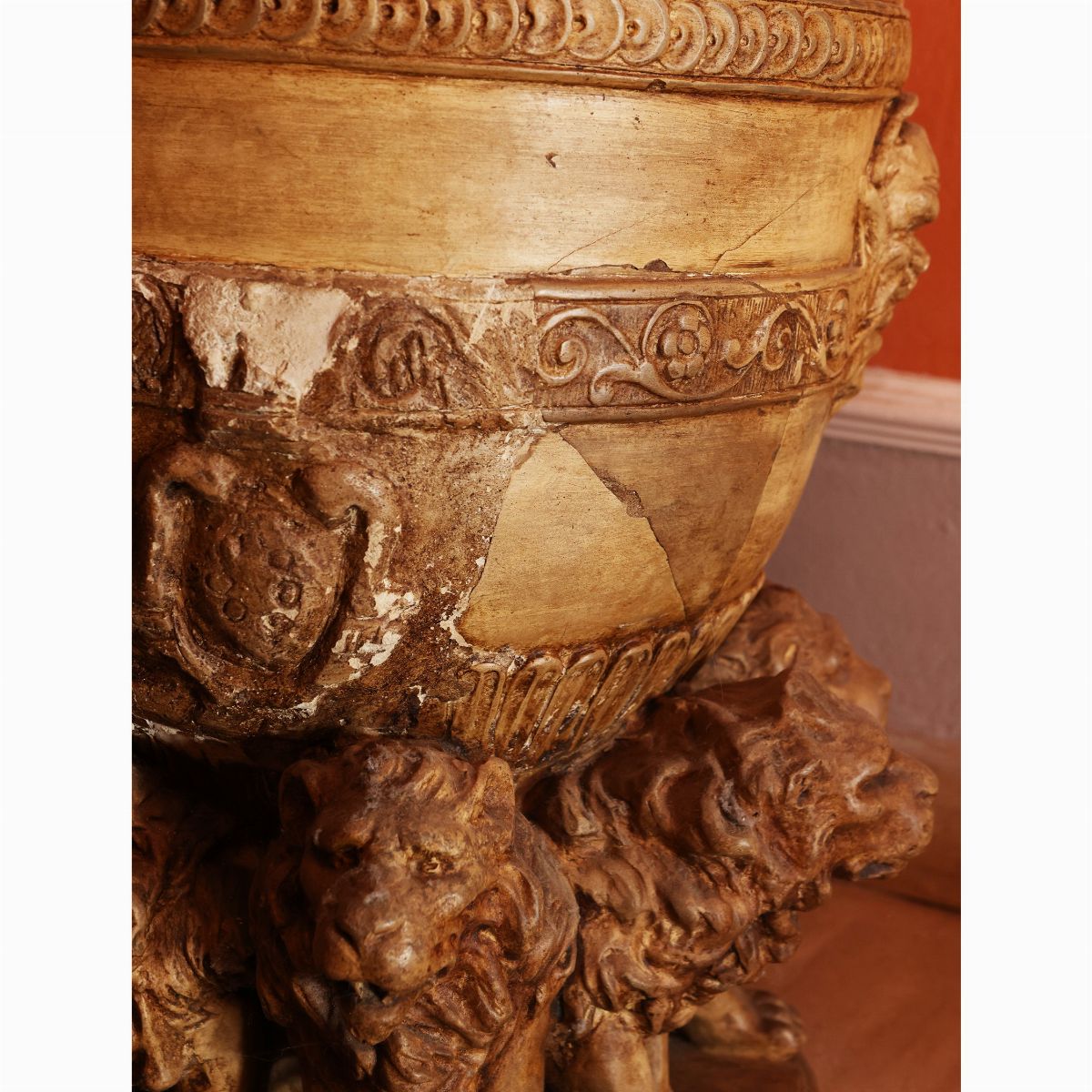 Grande Portavasi in Terracotta, Dini e Cellai, Signa