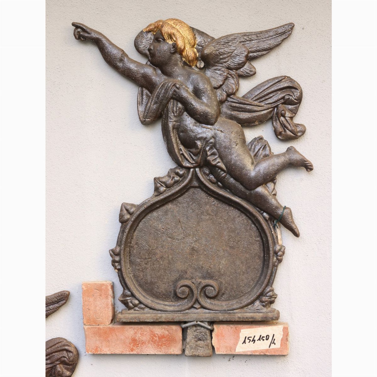 Quattro Elementi Decorativi in Ghisa
