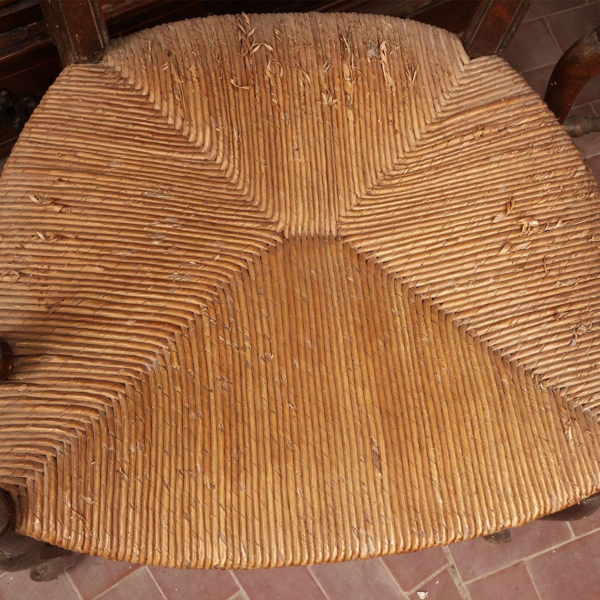 Coppia di Poltrone Rustiche in Faggio
