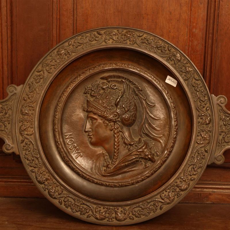 Alzata Centrotavola in Bronzo, E. Provost