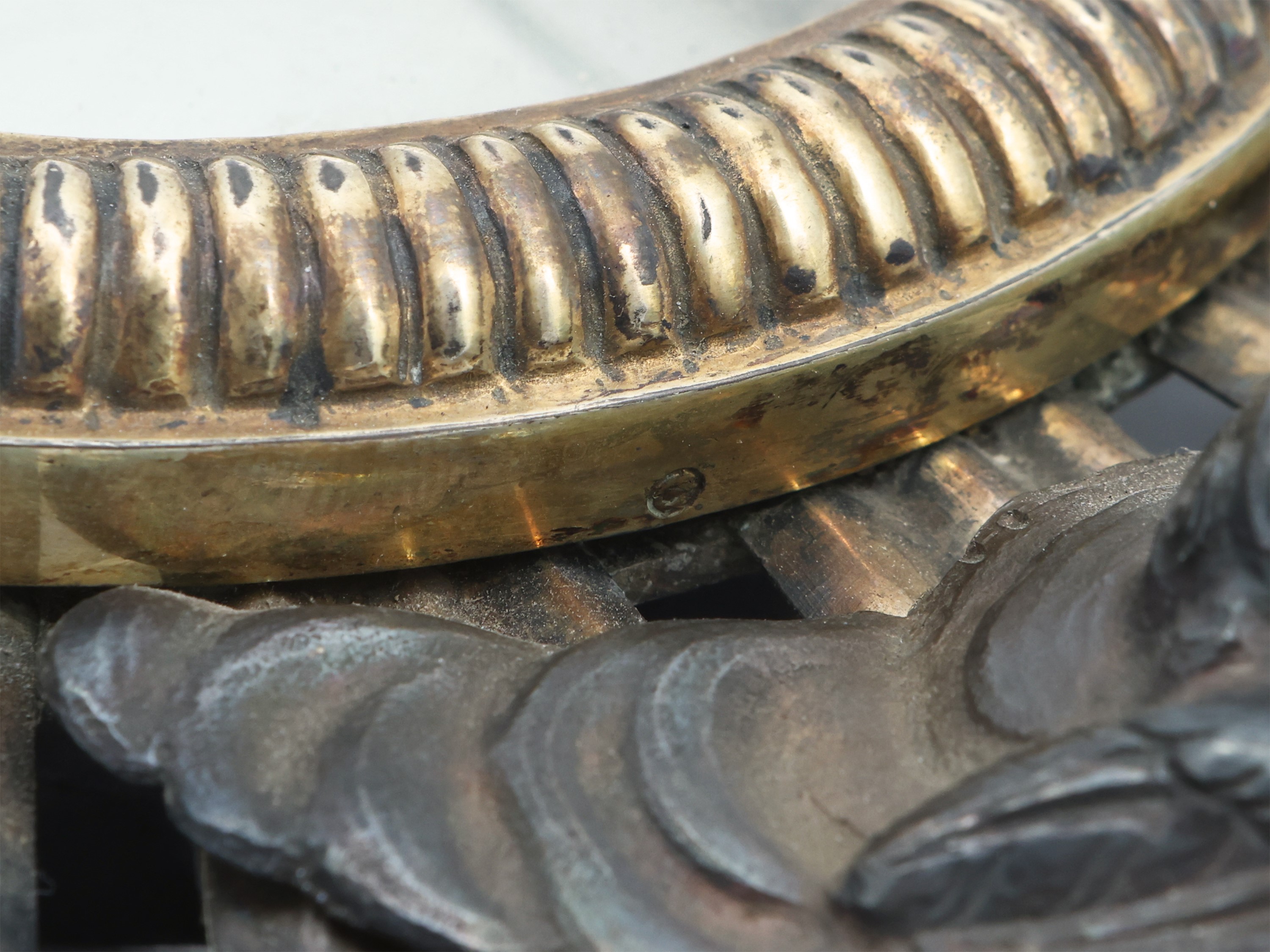 Ostensorio in Argento e Argento Vermeil, Genova XIX Secolo