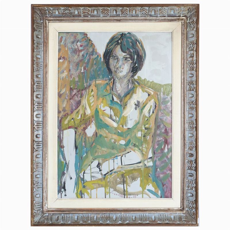 Silvio Loffredo - Ritratto Femminile 1968