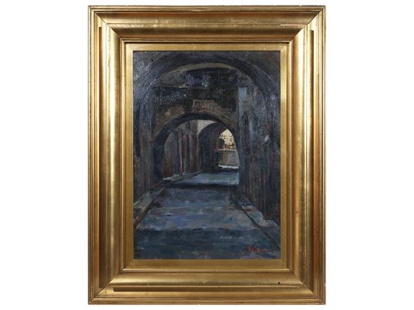 Gino Paolo Gori : Arco delle Carrozze, Anni Trenta  - Asta Arte Moderna e Contemporanea - Maison Bibelot - Casa d'Aste Firenze - Milano