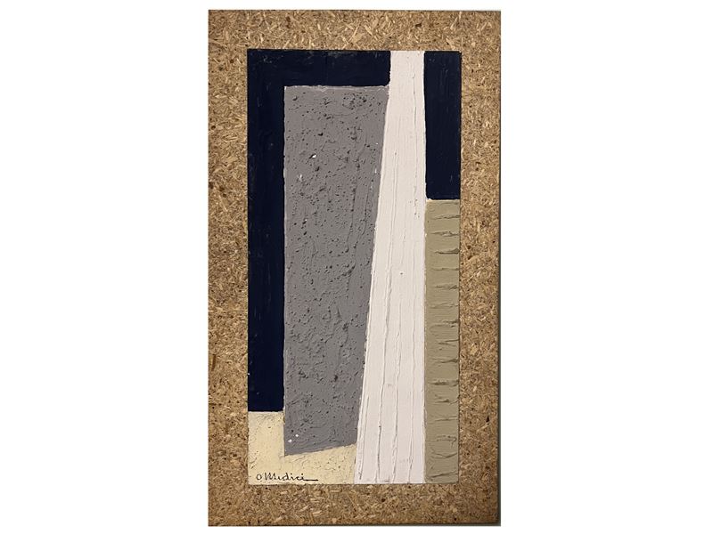 Osvaldo Medici del Vascello - Contrasti V 1975 - il Mare 1975 - Elementi Verticali Vi 1975