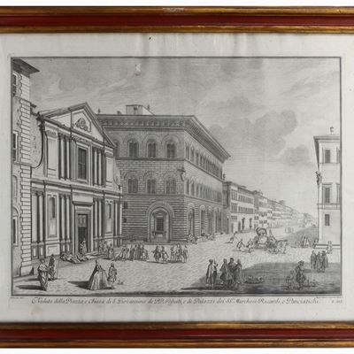 Veduta della Piazza, e Chiesa di S. Giovannino De Pp. Gesuiti...