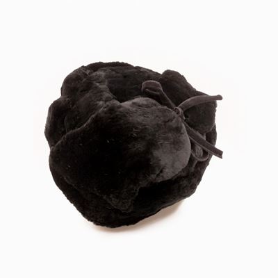 Cappello Russo in Pelliccia di Castoro Nera