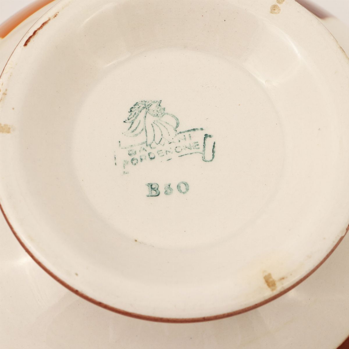 Coppia di Tazze in Ceramica, Galvani Pordenone