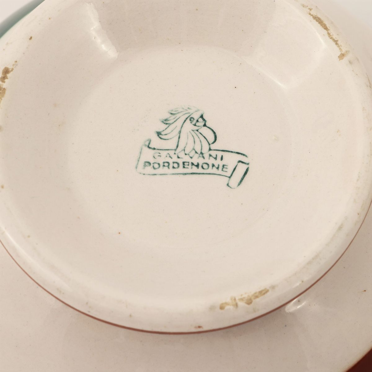 Coppia di Tazze in Ceramica, Galvani Pordenone