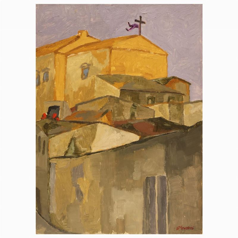 Renzo Grazzini - Chiesa e Case 1965