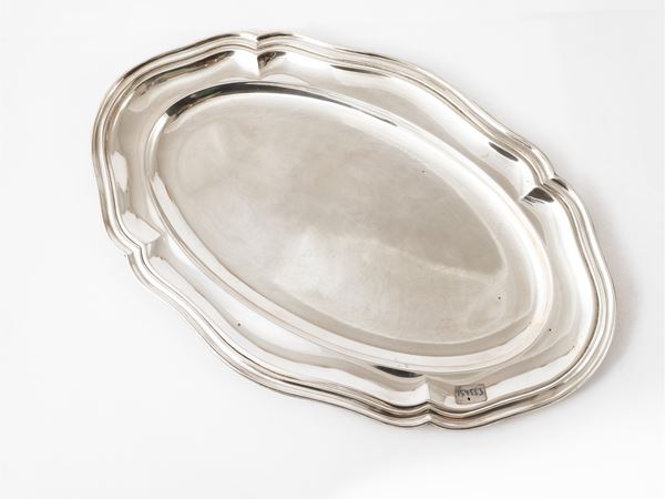 Silver serving tray, Cesa, Asti, 1930s
