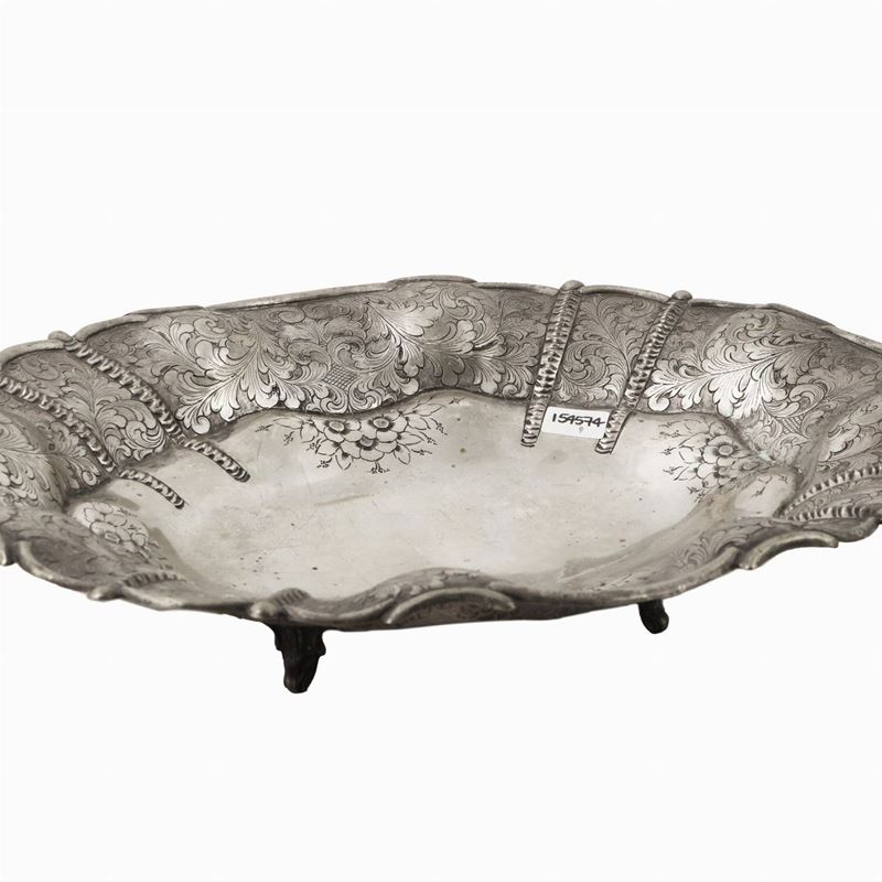 Cestino Centrotavola in Argento