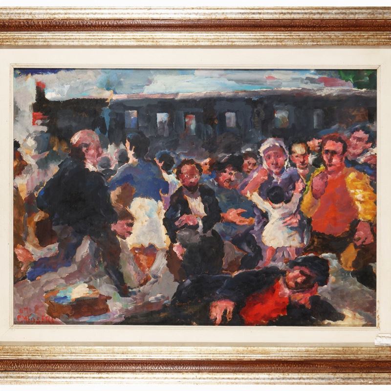 Eugenio Chiostri - Alla Stazione 1967