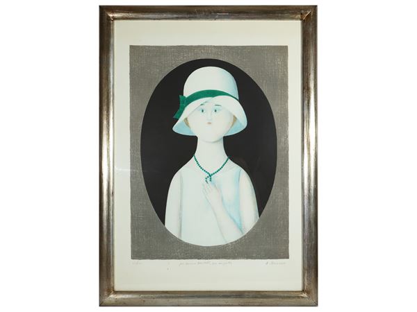 Antonio Bueno - Lady with hat