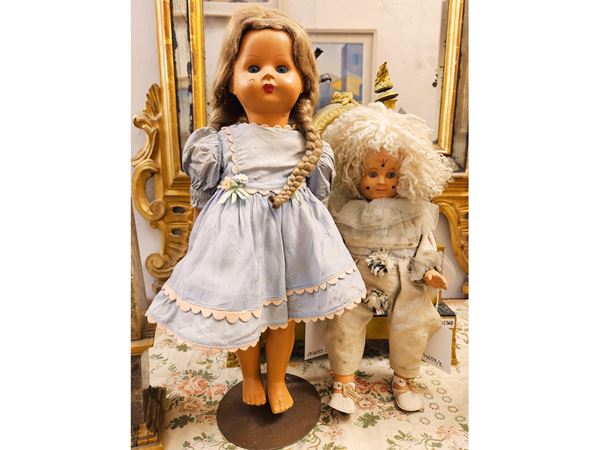 Furga doll and baby doll in composition