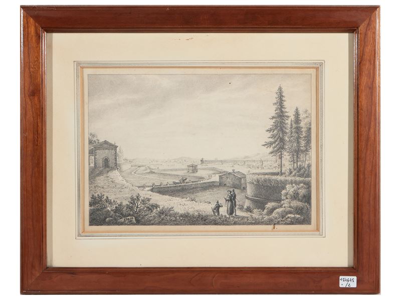 Giuseppe Gherardi - Veduta Dell'acquedotto di Lucca / Veduta della Forra Dell'acquedotto di Lucca...