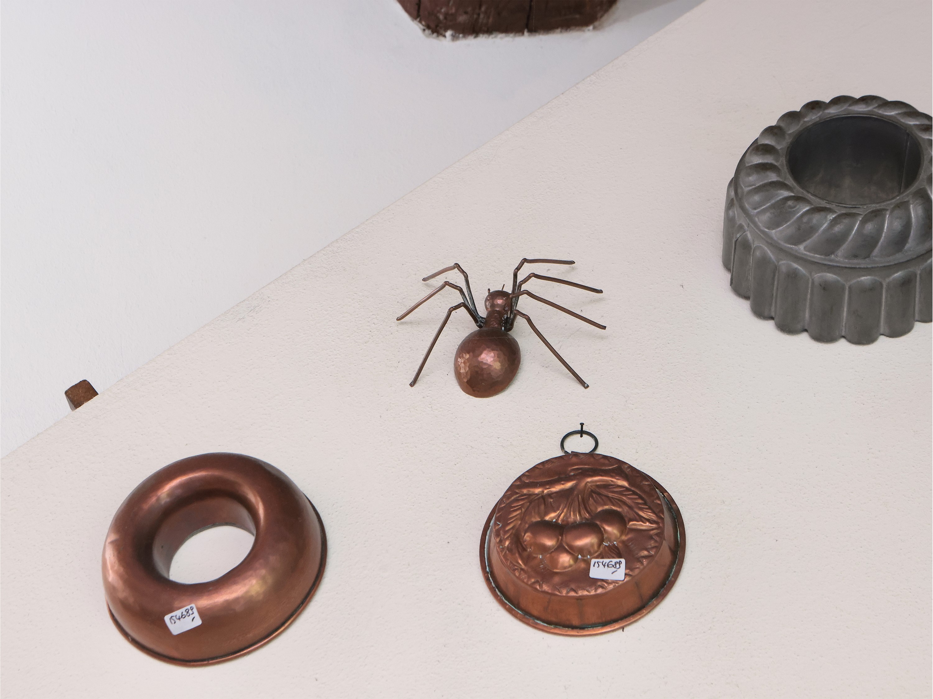 Collezione di Stampi D'epoca per Torte e Budini in Rame ed Altri Metalli
