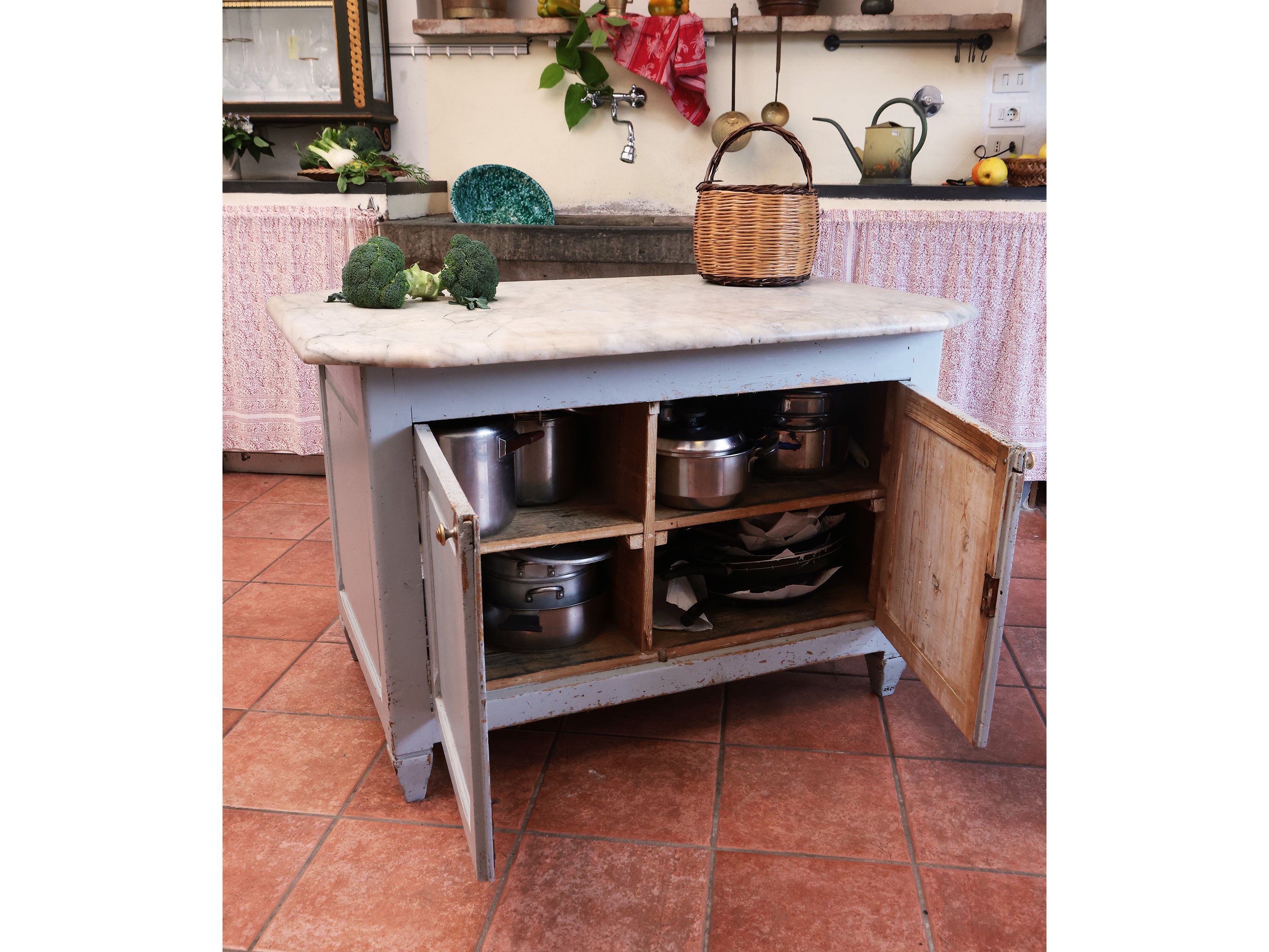 Credenza Campagola da Centro in Legno Tenero