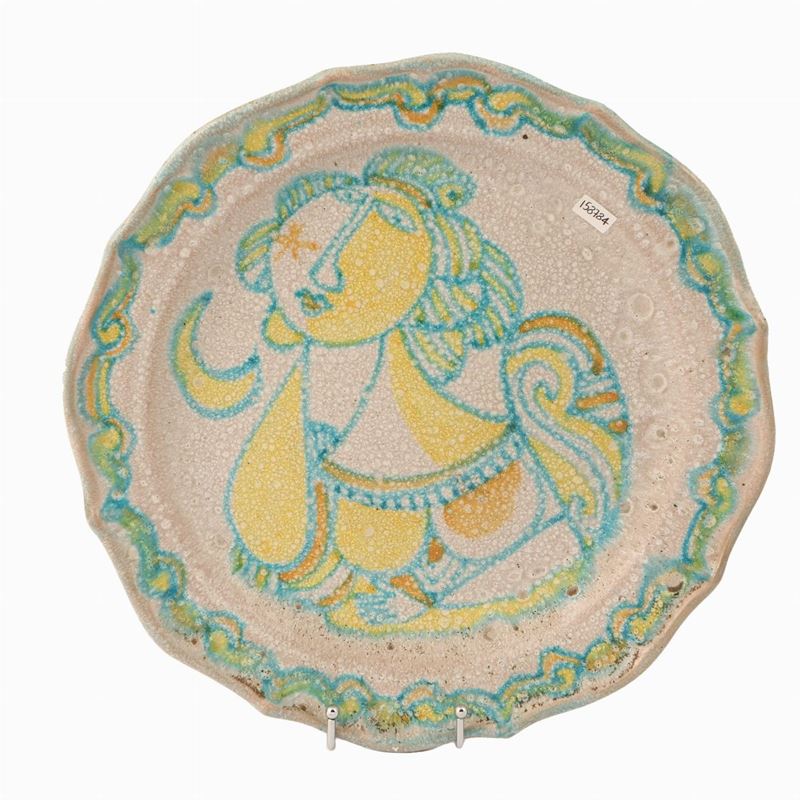 Piatto da Parata in Ceramica, Guido Gambone