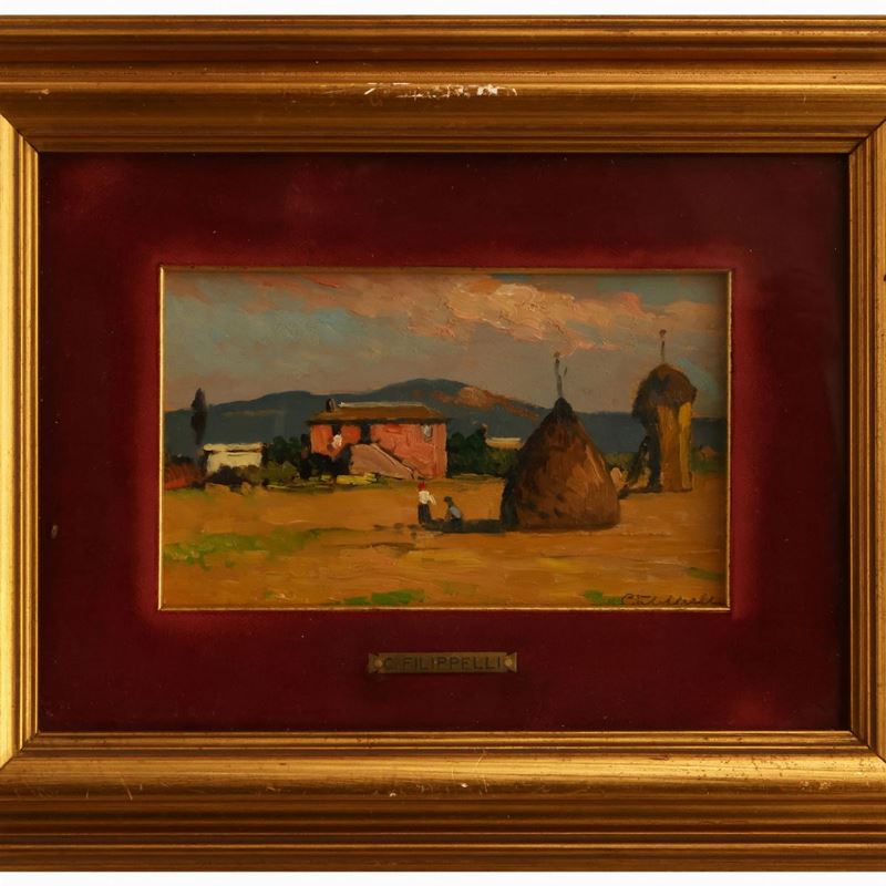 Cafiero Filippelli - Paesaggio Toscano