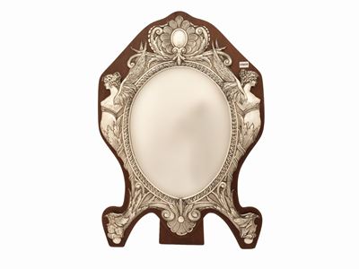 Grande Specchio da Toilette con Cornice in Argento, Londra, 1891