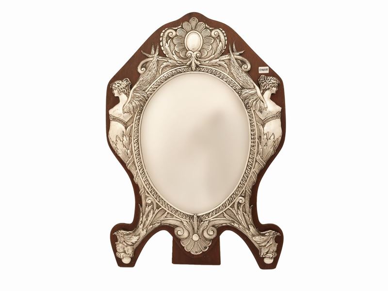 Grande Specchio da Toilette con Cornice in Argento, Londra, 1891