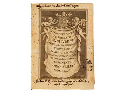 De Origine Et Progressu Celebritatis Anni Iubilei Franc. Maria Phoebeus ...